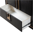 FOA Wenton 2-Piece 6-Drawer Solid Wood Dresser and Mirror Set in Espresso