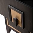 FOA Wenton 2-Piece 6-Drawer Solid Wood Dresser and Mirror Set in Espresso