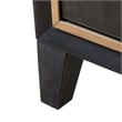 FOA Wenton 2-Piece 6-Drawer Solid Wood Dresser and Mirror Set in Espresso