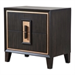 FOA Wenton 3-Piece Espresso Solid Wood Bedroom Set - King + 2 Nightstands