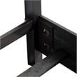 FOA Wenton 3-Piece Espresso Solid Wood Bedroom Set - King + 2 Nightstands
