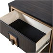 FOA Wenton 5pc Espresso Wood Bed Set - King + 2 Nightstands + Dresser + Mirror