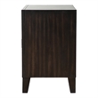 Furniture of America Wenton 2-Drawer Solid Wood Nightstand in Espresso