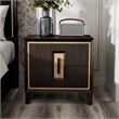 Furniture of America Wenton 2-Drawer Solid Wood Nightstand in Espresso
