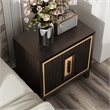 Furniture of America Wenton 2-Drawer Solid Wood Nightstand in Espresso