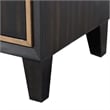 Furniture of America Wenton 2-Drawer Solid Wood Nightstand in Espresso