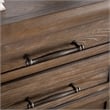 Furniture of America Saides 5-Drawer Solid Wood Chest in Brown