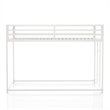 Furniture of America Saintel Iron Twin over Twin Bunk Bed in White