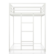 Furniture of America Saintel Iron Twin over Twin Bunk Bed in White