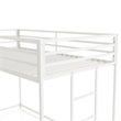 Furniture of America Saintel Iron Twin over Twin Bunk Bed in White