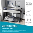 Furniture of America Druman Iron Twin over Twin Bunk Bed in Black