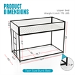 Furniture of America Druman Iron Twin over Twin Bunk Bed in Black