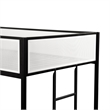 Furniture of America Druman Iron Twin over Twin Bunk Bed in Black