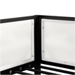 Furniture of America Druman Iron Twin over Twin Bunk Bed in Black