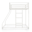 Furniture of America Saphere Iron Twin over Full Bunk Bed in White