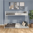 Furniture of America Saphere Iron Twin over Full Bunk Bed in White