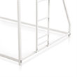 Furniture of America Saphere Iron Twin over Full Bunk Bed in White