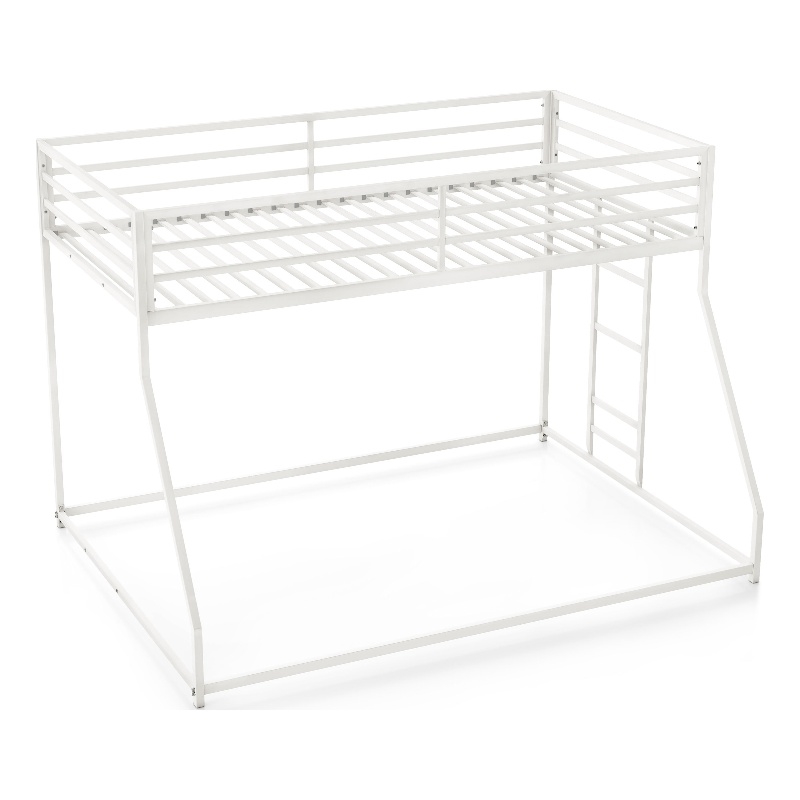 Furniture of America Saphere Iron Twin over Full Bunk Bed in White