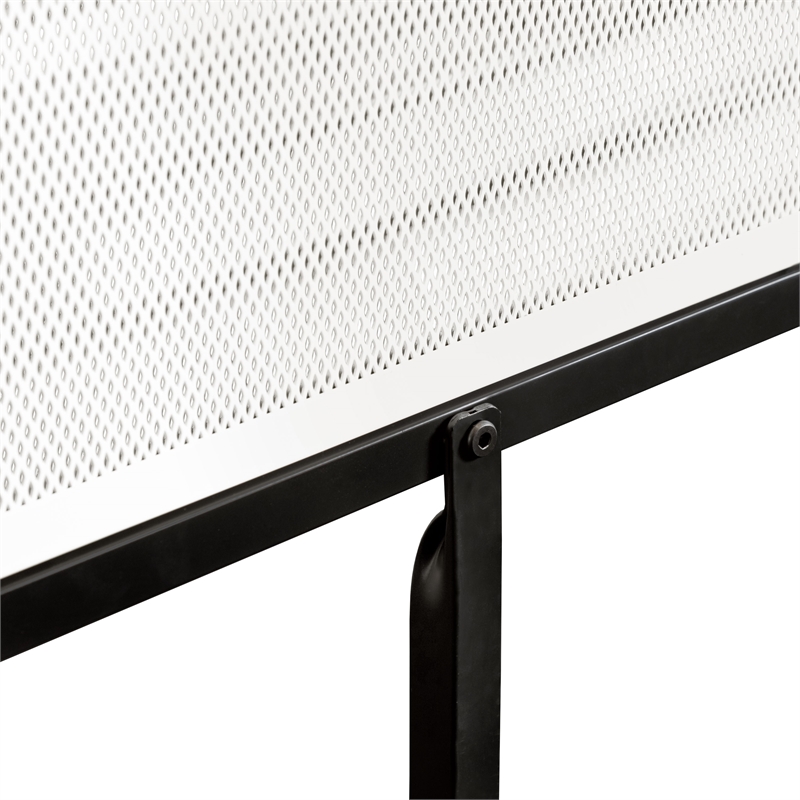 Furniture of America Eugen Iron Twin over Full Bunk Bed in Black