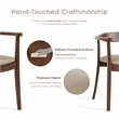 Furniture of America Ralmon Solid Wood Side Chairs in Rich Walnut (Set of 2)