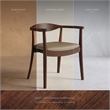 Furniture of America Ralmon Solid Wood Side Chairs in Rich Walnut (Set of 2)