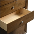 Furniture of America Nellam English Dovetail Drawers Wood Chest in Walnut