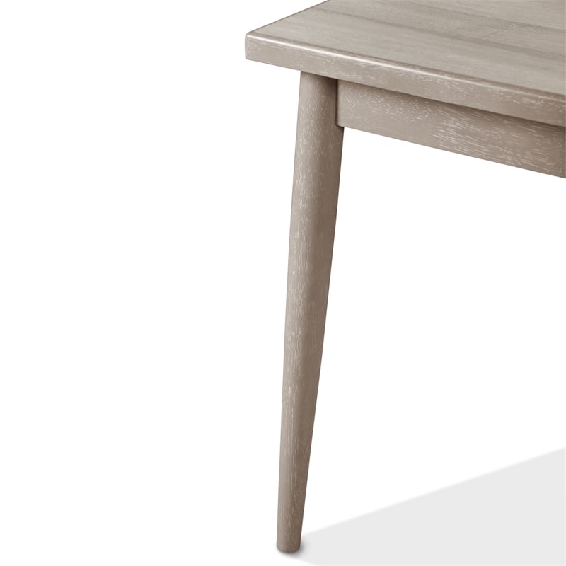 Furniture of America Vann 5-Piece Wood Dining Table Set in Gray