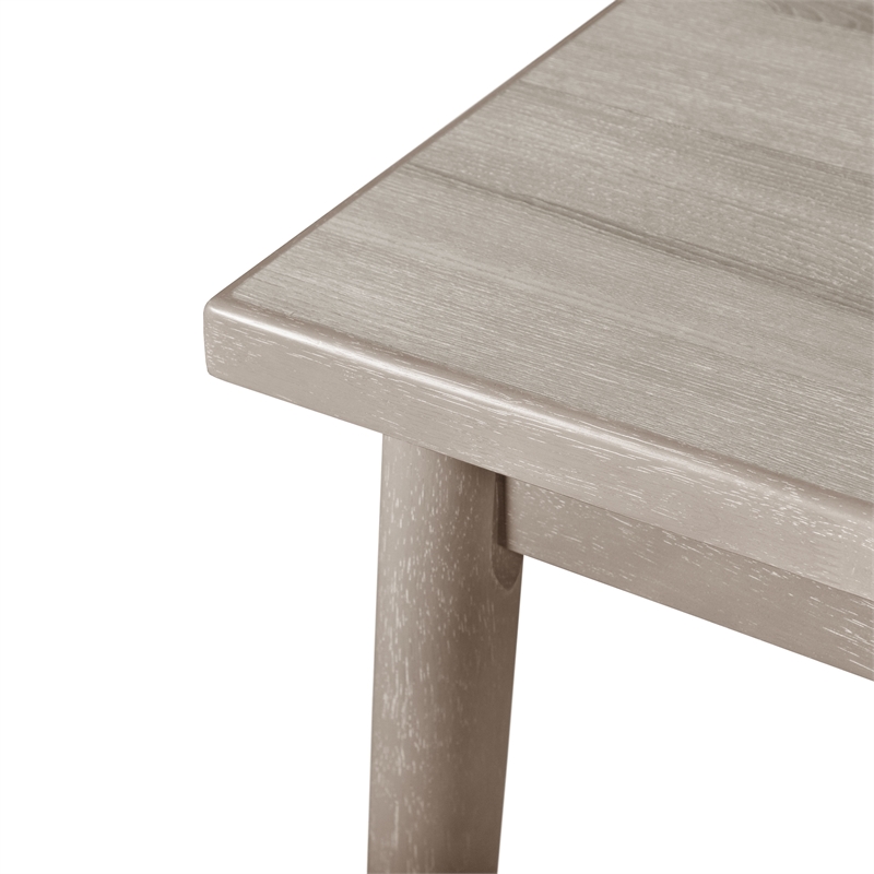 Furniture of America Vann 7-Piece Wood Dining Table Set in Gray