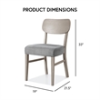 Furniture of America Vann 7-Piece Wood Dining Table Set in Gray