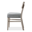 Furniture of America Vann 7-Piece Wood Dining Table Set in Gray