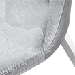 Furniture of America Obadia Faux Leather Side Chairs in Gray (Set of 2)