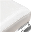 Furniture of America Obadia Faux Leather Side Chairs in White (Set of 2)