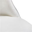 Furniture of America Obadia Faux Leather Side Chairs in White (Set of 2)