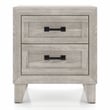 Furniture of America Junile 2-Drawer Wood Nightstand in Washed White