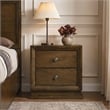 Furniture of America Nellam English Dovetail Drawers Wood Nightstand in Walnut