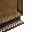 Furniture of America Nellam English Dovetail Drawers Wood Nightstand in Walnut