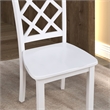 Furniture of America Ashen 5-Piece Wood Dining Table Set in White