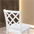 Furniture of America Ashen 5-Piece Wood Dining Table Set in White