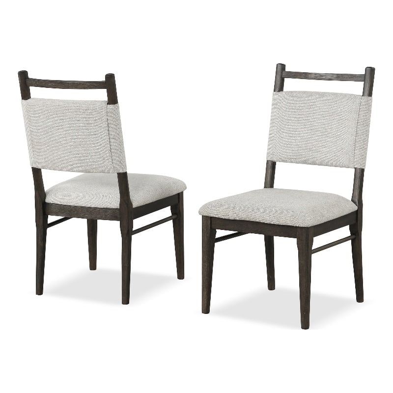 Furniture of America Brands Wood Padded Side Chairs in Dark Walnut (Set of 2)