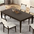 Furniture of America Brands Wood Rectangular Dining Table in Dark Walnut