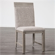 Furniture of America Telli Wood Padded Side Chairs in Gray (Set of 2)