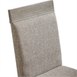 Furniture of America Telli Wood Padded Side Chairs in Gray (Set of 2)