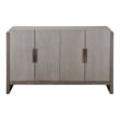 Furniture of America Telli Wood Two-Tone Server with Drawers and Shelves in Gray