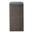 Furniture of America Telli Wood Two-Tone Server with Drawers and Shelves in Gray