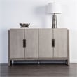 Furniture of America Telli Wood Two-Tone Server with Drawers and Shelves in Gray