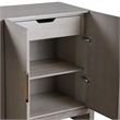 Furniture of America Telli Wood Two-Tone Server with Drawers and Shelves in Gray
