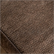 Furniture of America Innes Faux Leather Tufted Sofa in Dark Cherry and Brown
