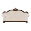 Furniture of America Watley Fabric Tufted and Nailhead Sofa in Beige