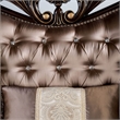 Furniture of America Haggen 2-Piece Velvet Tufted and Nailhead Sofa Set in Brown