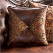 Furniture of America Coppen Faux Leather Tufted Sofa in Light Brown